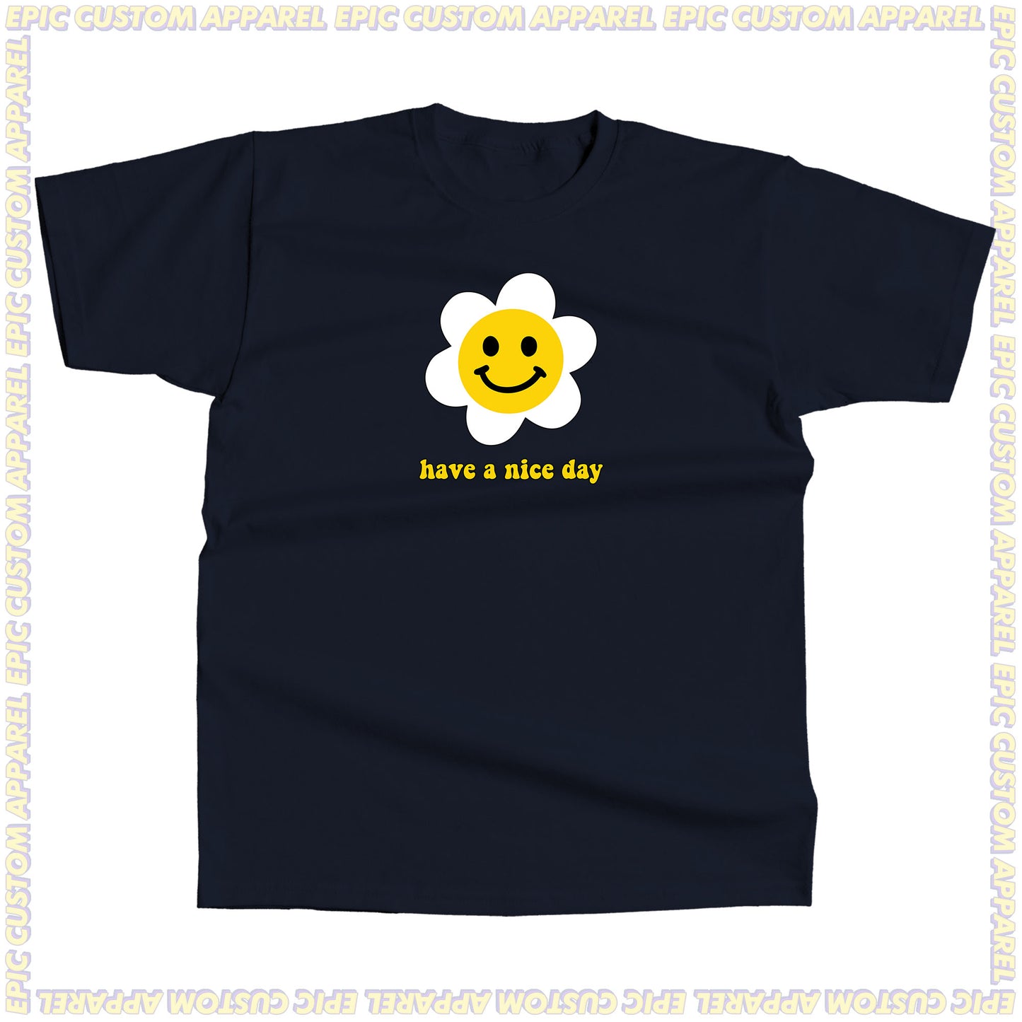 Have a Nice Day Graphic Tee 100% Cotton Unisex Baju T-Shirt Baju Kapas Sejuk