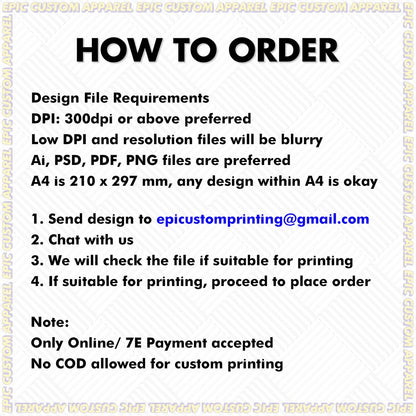 Business Logo Front Back Custom Printing Full Color Graphic Tee 100% Cotton Unisex T-Shirt Baju Kapas Sejuk