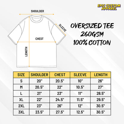 Create your own sunshine in the rain Graphic Oversized Tee 100% Thick Premium Cotton Unisex T-Shirt
