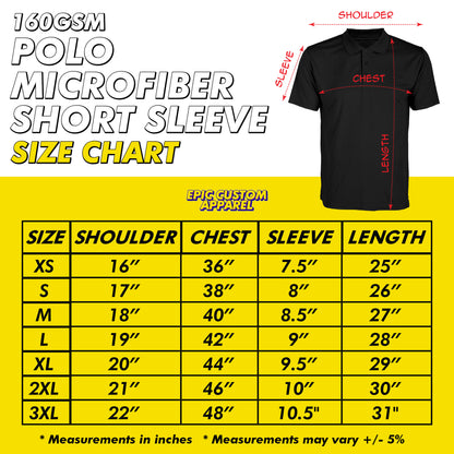 Polo Microfiber Tshirt Custom Printing Short Sleeve Tee Full Color Printing Baju Kolar Sejuk [FLC + A4]